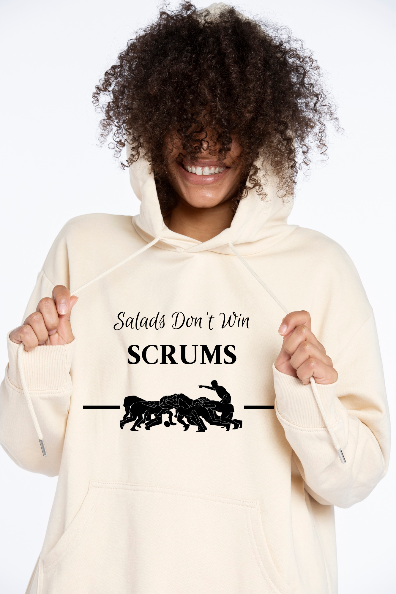 Unisex Salads don't win scrums Hoodie